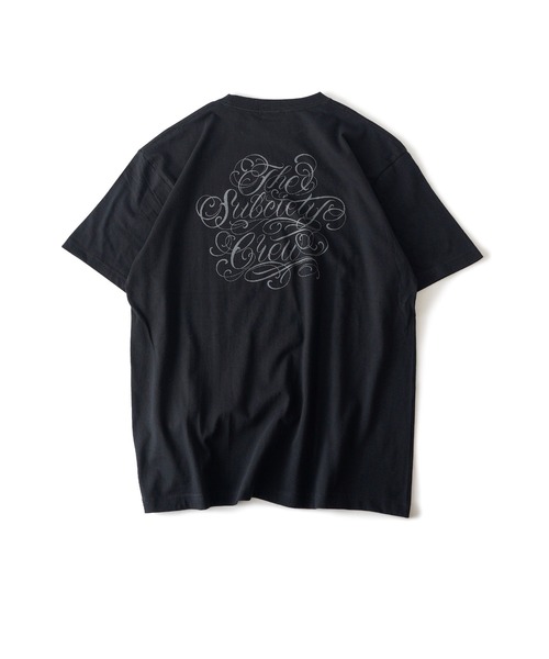 Subciety(サブサエティ)の「Club tee(Tシャツ/カットソー・メンズ・ブラック×ホワイト/ホワイト×ピンク/ブラック×ブラック/ホワイト×ブラック・SMALL/MEDIUM/LARGE/X-LARGE/XX-LARGE)」の19枚目の写真