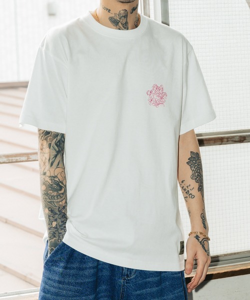 Subciety(サブサエティ)の「Club tee(Tシャツ/カットソー・メンズ・ブラック×ホワイト/ホワイト×ピンク/ブラック×ブラック/ホワイト×ブラック・SMALL/MEDIUM/LARGE/X-LARGE/XX-LARGE)」の15枚目の写真