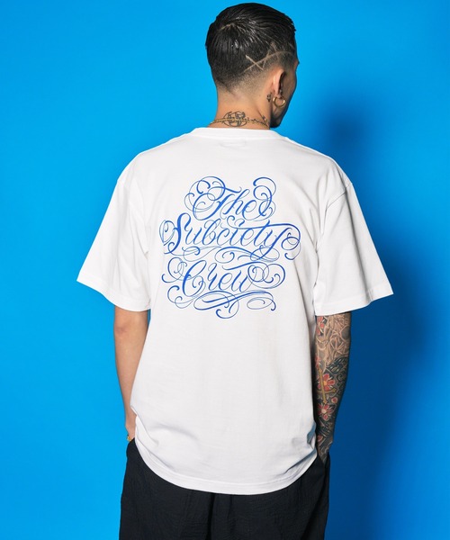 Subciety(サブサエティ)の「Club tee(Tシャツ/カットソー・メンズ・ブラック×ホワイト/ホワイト×ピンク/ブラック×ブラック/ホワイト×ブラック・SMALL/MEDIUM/LARGE/X-LARGE/XX-LARGE)」の20枚目の写真