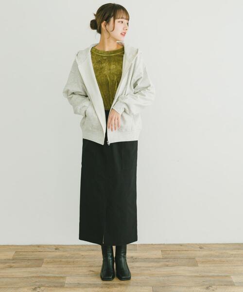 ITEMS URBANRESEARCH（アイテムズ アーバンリサーチ）の「ストレッチタイトスカート（スカート・レディース・グリーン系その他/ライトベージュ/ブラック・SMALL/MEDIUM）」の7枚目の写真