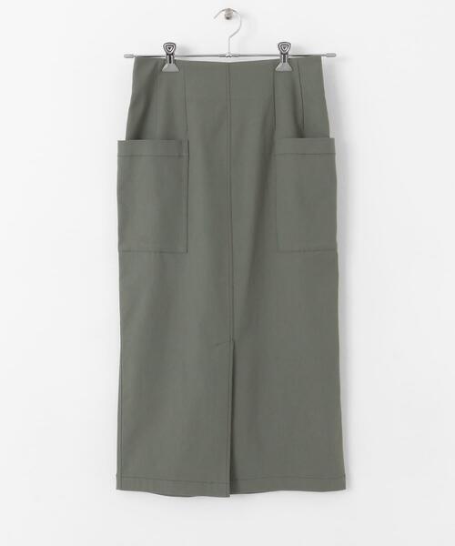 ITEMS URBANRESEARCH（アイテムズ アーバンリサーチ）の「ストレッチタイトスカート（スカート・レディース・グリーン系その他/ライトベージュ/ブラック・SMALL/MEDIUM）」の16枚目の写真