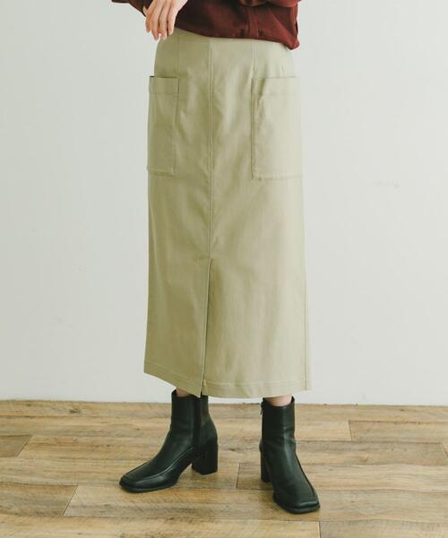 ITEMS URBANRESEARCH（アイテムズ アーバンリサーチ）の「ストレッチタイトスカート（スカート・レディース・グリーン系その他/ライトベージュ/ブラック・SMALL/MEDIUM）」の21枚目の写真