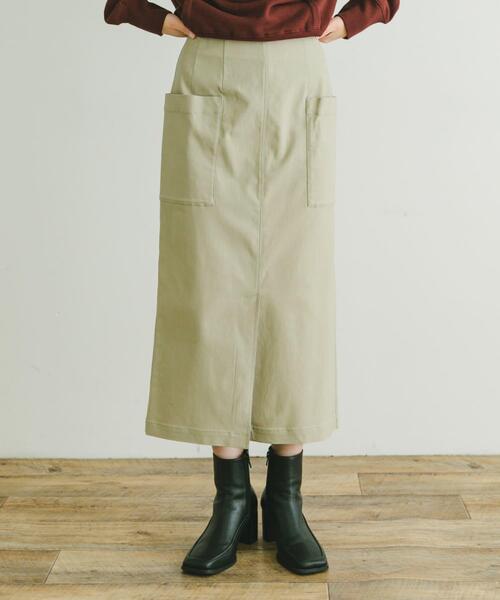 ITEMS URBANRESEARCH（アイテムズ アーバンリサーチ）の「ストレッチタイトスカート（スカート・レディース・グリーン系その他/ライトベージュ/ブラック・SMALL/MEDIUM）」の22枚目の写真