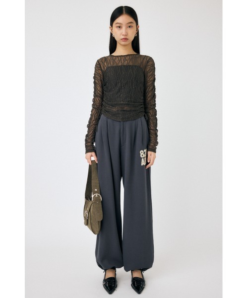 moussy SHIRRING LACE トップス　オフホワイト セール】SHIRRING LACE トップス（Tシャツ/カットソー）｜MOUSSY