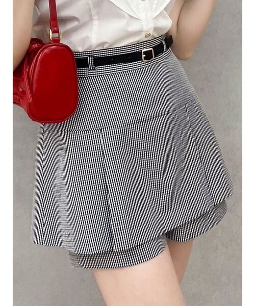 dazzlin(ダズリン)の「【セットアップ対応】レイヤードスカートパンツ(その他パンツ・レディース・ベージュ/ネイビー/その他1・SMALL/MEDIUM)」の4枚目の写真