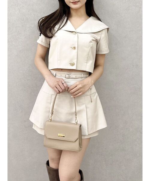 dazzlin(ダズリン)の「【セットアップ対応】レイヤードスカートパンツ(その他パンツ・レディース・ベージュ/ネイビー/その他1・SMALL/MEDIUM)」の17枚目の写真