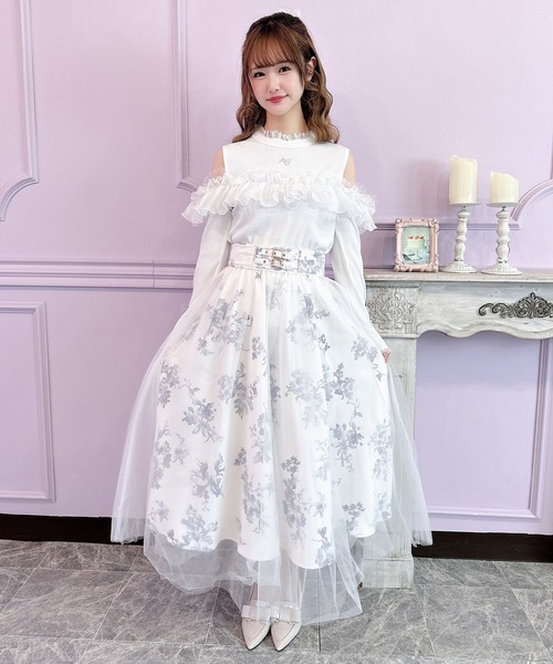 セール】花柄チュールスカート（スカート）｜couture BY ROJITA