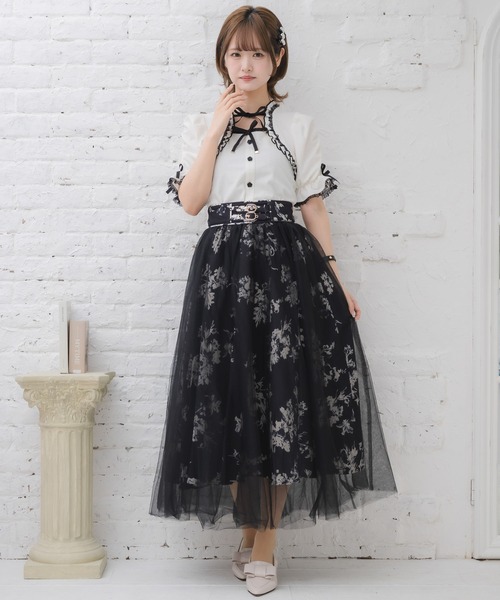 セール】花柄チュールスカート（スカート）｜couture BY ROJITA