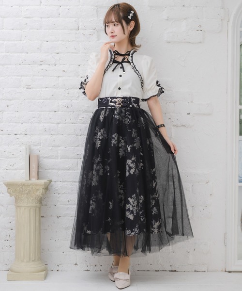 セール】花柄チュールスカート（スカート）｜couture BY ROJITA