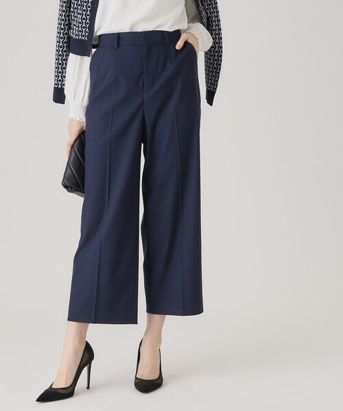 COUP DE CHANCE（クードシャンス）の「【洗える／日本製】ストレートワイドパンツ（その他パンツ・レディース・ホワイト/ナチュラル/ネイビー・42/40/38/36/34）」の3枚目の写真