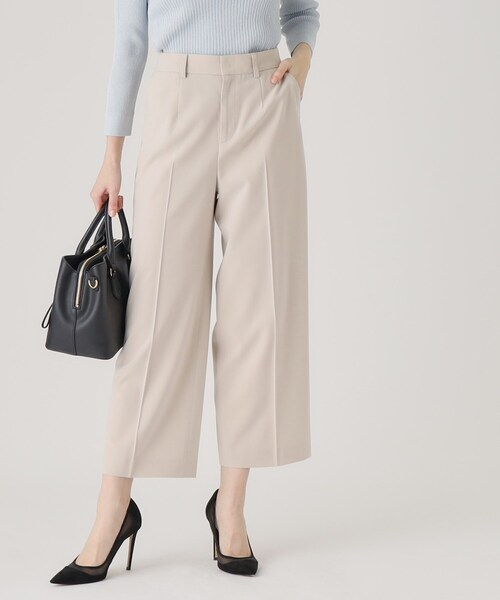 COUP DE CHANCE（クードシャンス）の「【洗える／日本製】ストレートワイドパンツ（その他パンツ・レディース・ホワイト/ナチュラル/ネイビー・42/40/38/36/34）」の21枚目の写真