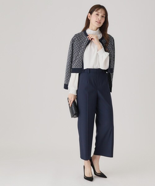 COUP DE CHANCE（クードシャンス）の「【洗える／日本製】ストレートワイドパンツ（その他パンツ・レディース・ホワイト/ナチュラル/ネイビー・42/40/38/36/34）」の15枚目の写真