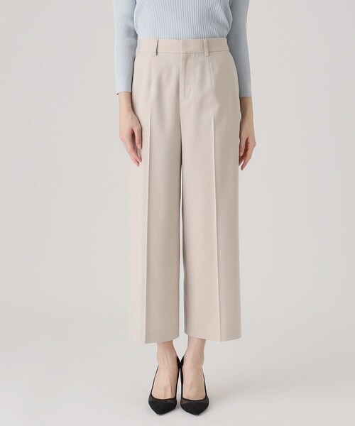 COUP DE CHANCE（クードシャンス）の「【洗える／日本製】ストレートワイドパンツ（その他パンツ・レディース・ホワイト/ナチュラル/ネイビー・42/40/38/36/34）」の10枚目の写真