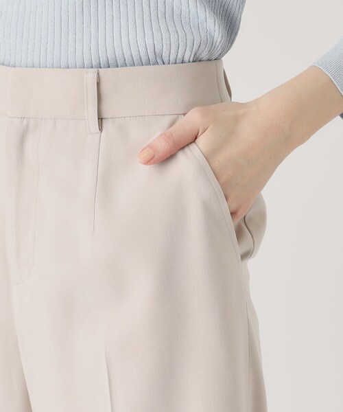 COUP DE CHANCE（クードシャンス）の「【洗える／日本製】ストレートワイドパンツ（その他パンツ・レディース・ホワイト/ナチュラル/ネイビー・42/40/38/36/34）」の6枚目の写真