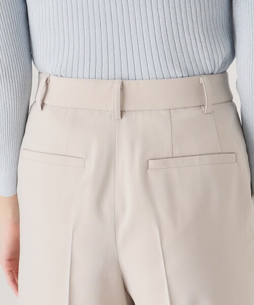 COUP DE CHANCE（クードシャンス）の「【洗える／日本製】ストレートワイドパンツ（その他パンツ・レディース・ホワイト/ナチュラル/ネイビー・42/40/38/36/34）」の5枚目の写真