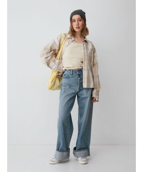 Ungrid（アングリッド）の「パット付きスクエアキャミソール（キャミソール・レディース・ブラック/アイボリー/レッド・FREE）」の15枚目の写真