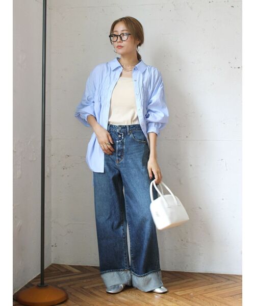 Ungrid（アングリッド）の「パット付きスクエアキャミソール（キャミソール・レディース・ブラック/アイボリー/レッド・FREE）」の18枚目の写真