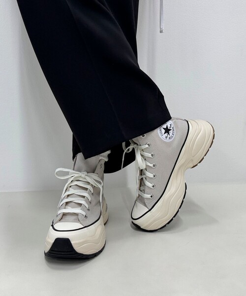 CONVERSE(コンバース)の「【CONVERSE/コンバース】オールスターサージトレーナーHI(スニーカー・レディース・ライトグレー・24.5/23.5)」の2枚目の写真