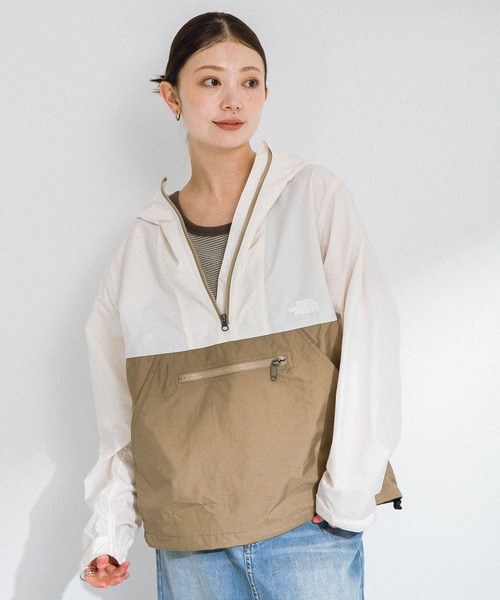 THE NORTH FACE(ザノースフェイス)の「THE NORTH FACE Compact Anorak(その他アウター・レディース・ホワイト/ブラック・SMALL)」の5枚目の写真