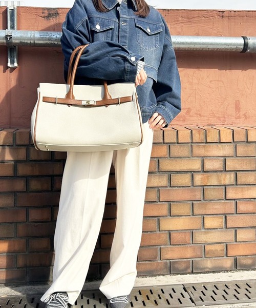 Scrap Book（スクラップブック）の「【OLISTIA】ベルトトートバッグ（トートバッグ・レディース・ブラック/ベージュ/ホワイト系その他・FREE）」の7枚目の写真