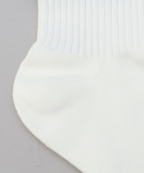 coen（コーエン）の「ライン×ロゴ刺繍 クルーソックス（ソックス/靴下・レディース・ネイビー/コバルトブルー/ケリーグリーン/ピンク・FREE）」の6枚目の写真