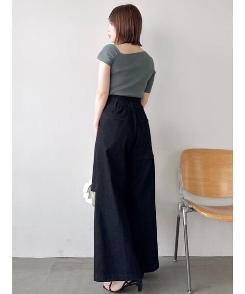 dazzlin（ダズリン）の「ダブルオープンカーゴパンツ（その他パンツ・レディース・ブラック/ベージュ・SMALL/MEDIUM）」の9枚目の写真