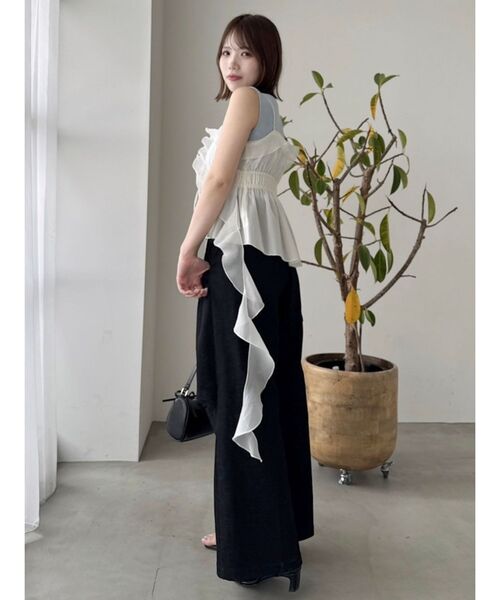 dazzlin（ダズリン）の「ダブルオープンカーゴパンツ（その他パンツ・レディース・ブラック/ベージュ・SMALL/MEDIUM）」の12枚目の写真