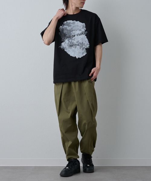 COLONY 2139（コロニートゥーワンスリーナイン）の「クラウドプリントTシャツ（Tシャツ/カットソー・メンズ・ホワイト/ブラック・MEDIUM/LARGE）」の15枚目の写真