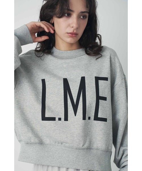 Limue（リミュ）の「タックスリーブロゴスエット（スウェット・レディース・オフホワイト/杢グレー/チャコールグレー・FREE）」の5枚目の写真