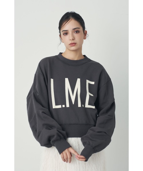 Limue（リミュ）の「タックスリーブロゴスエット（スウェット・レディース・オフホワイト/杢グレー/チャコールグレー・FREE）」の21枚目の写真