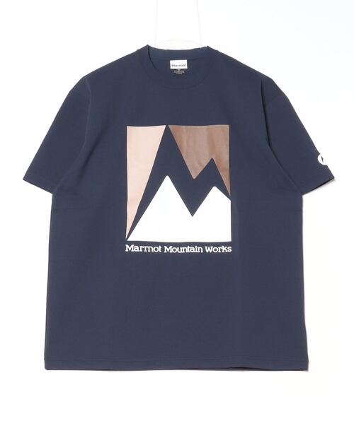 MARMOT(マーモット)の「【Marmot】Crack T-Shirs クラックティーシャツ(Tシャツ/カットソー・メンズ・ベージュ/ネイビー/ホワイト/ミント・LARGE/X-LARGE/MEDIUM)」の11枚目の写真