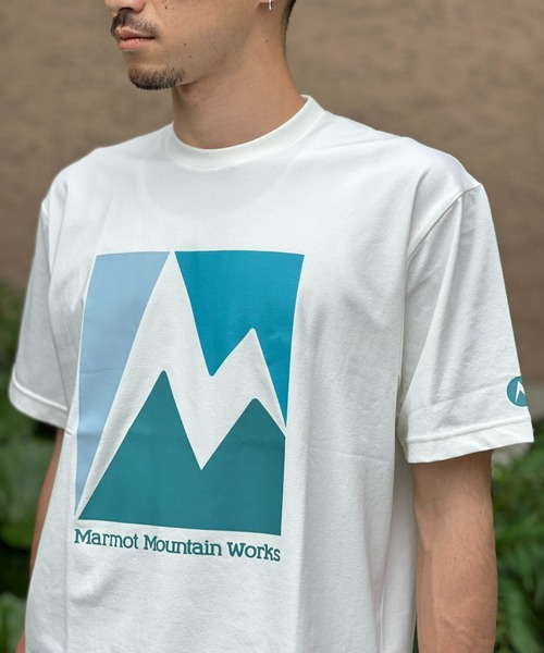 MARMOT(マーモット)の「【Marmot】Crack T-Shirs クラックティーシャツ(Tシャツ/カットソー・メンズ・ベージュ/ネイビー/ホワイト/ミント・LARGE/X-LARGE/MEDIUM)」の6枚目の写真