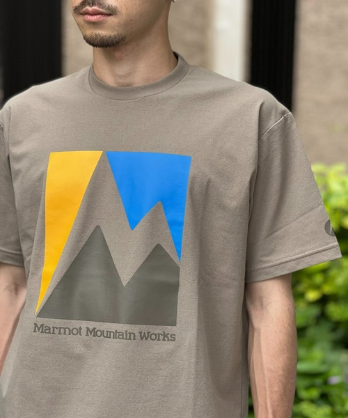 MARMOT(マーモット)の「【Marmot】Crack T-Shirs クラックティーシャツ(Tシャツ/カットソー・メンズ・ベージュ/ネイビー/ホワイト/ミント・LARGE/X-LARGE/MEDIUM)」の7枚目の写真
