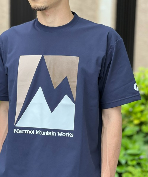 MARMOT(マーモット)の「【Marmot】Crack T-Shirs クラックティーシャツ(Tシャツ/カットソー・メンズ・ベージュ/ネイビー/ホワイト/ミント・LARGE/X-LARGE/MEDIUM)」の9枚目の写真