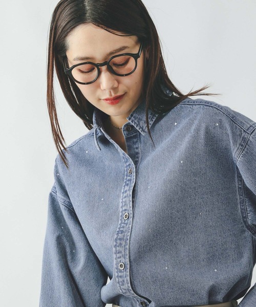 ♥むっち♥ ♡♬.*゜ セール】GOODデニムアソートシャツ/286236（シャツ/ブラウス）｜GLOBAL