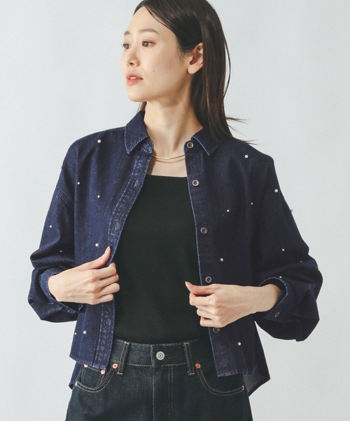 GLOBAL WORK(グローバルワーク)の「GOODデニムアソートシャツ/286236(シャツ/ブラウス・レディース・ブルー系その他/ライトブルー・LARGE/MEDIUM)」の9枚目の写真