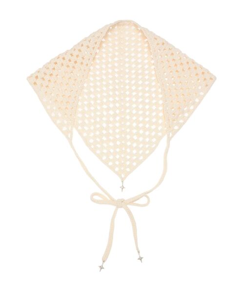 EMODA（エモダ）の「クロシェチャームバンダナ（その他ヘアアクセサリー・レディース・ブラック/その他/ホワイト/レッド・FREE）」の12枚目の写真