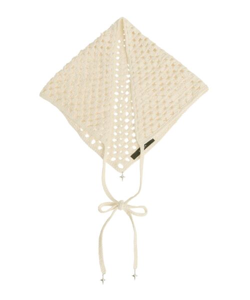 EMODA（エモダ）の「クロシェチャームバンダナ（その他ヘアアクセサリー・レディース・ブラック/その他/ホワイト/レッド・FREE）」の9枚目の写真