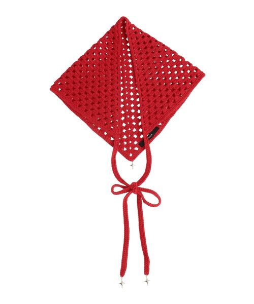 EMODA（エモダ）の「クロシェチャームバンダナ（その他ヘアアクセサリー・レディース・ブラック/その他/ホワイト/レッド・FREE）」の8枚目の写真