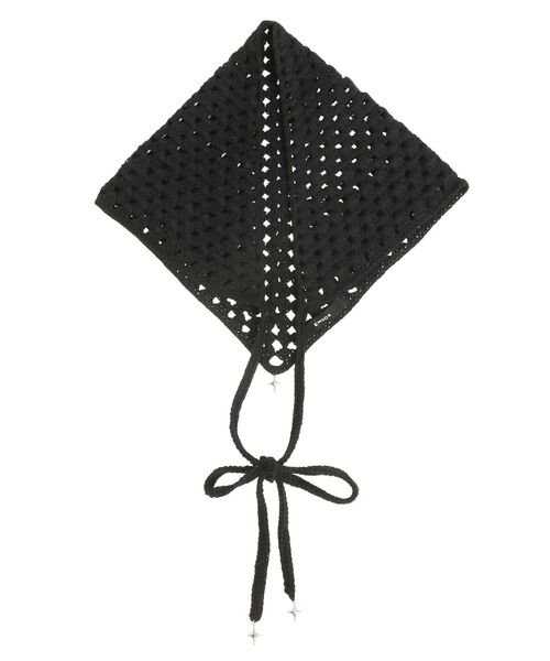 EMODA（エモダ）の「クロシェチャームバンダナ（その他ヘアアクセサリー・レディース・ブラック/その他/ホワイト/レッド・FREE）」の6枚目の写真