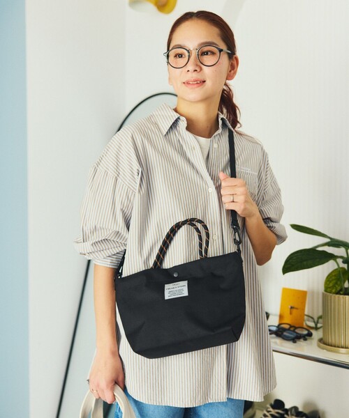 KiU（キウ）の「KiU×FREAK'S STORE/キウ×フリークスストア 別注 2WAY 600D TOTE MINI BAG ミニ トートバッグ 撥水（トートバッグ・レディース・レオパード/ベージュ/ブラック・ONE SIZE）」の16枚目の写真