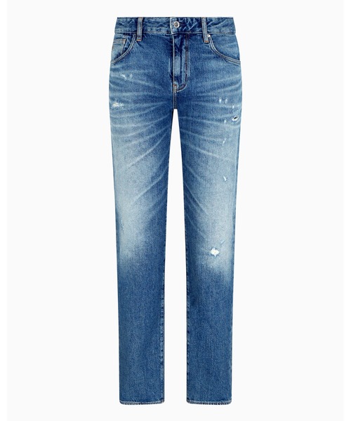 ARMANI EXCHANGE（アルマーニエクスチェンジ）の「【A|X アルマーニ エクスチェンジ】ミディアムブルーウォッシュデニムパンツ_J13 SLIM（デニムパンツ・メンズ・インディゴブルー・29inch/30inch/31inch/32inch/33inch/34inch/38inch/40inch/36inch）」の5枚目の写真