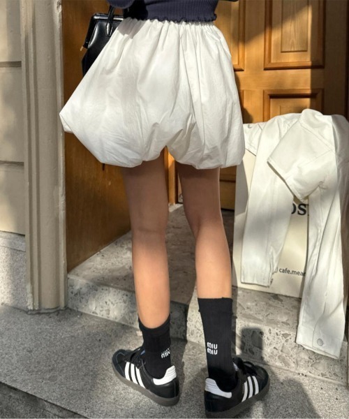 deux amour（ドゥーザムール）の「バルーンミニスカート（スカート・レディース・ブラック/ホワイト・FREE）」の11枚目の写真