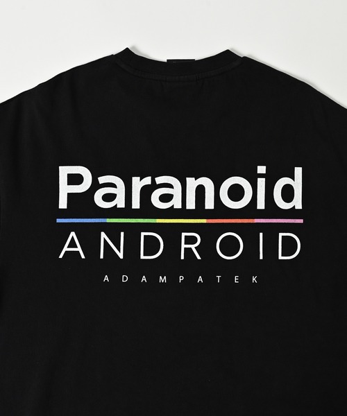 tシャツ ADAMPATEK/paranoid short sleeve T/パラノイドプリントTシャツ(AP2514019) レディース メンズ ADAMPATEK/paranoid short sleeve T/パラノイドプリントTシャツ