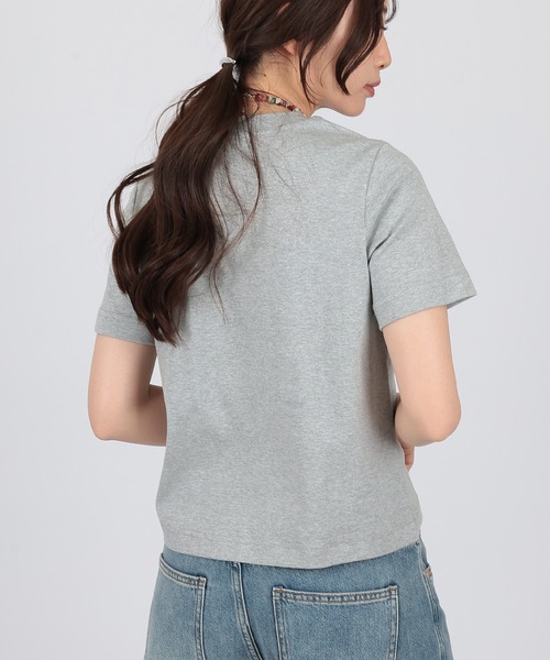 SUWDEE(スーディー)の「crew neck basic cotton t-shirt(Tシャツ/カットソー・レディース・ブルー/グレー・FREE)」の6枚目の写真