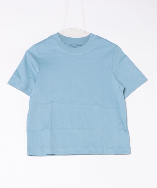 SUWDEE(スーディー)の「crew neck basic cotton t-shirt(Tシャツ/カットソー・レディース・ブルー/グレー・FREE)」の10枚目の写真