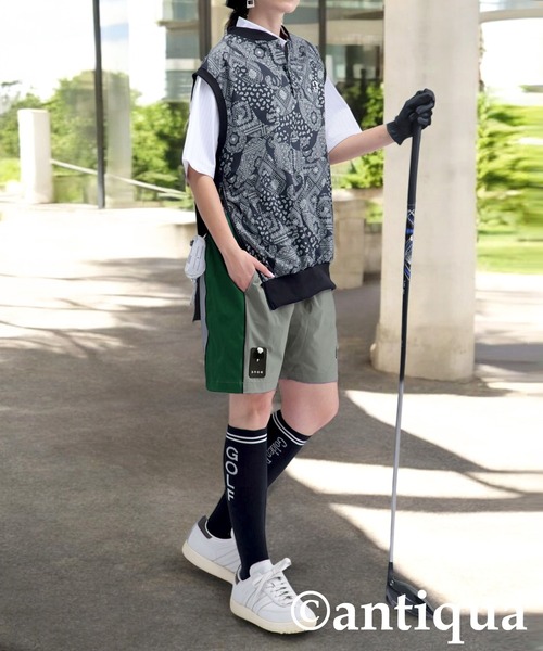 antiqua(アンティカ)の「【STCH】ラインデザインハーフパンツ(その他パンツ・レディース・ホワイト/グレー/ブラック・LXL/ML)」の17枚目の写真