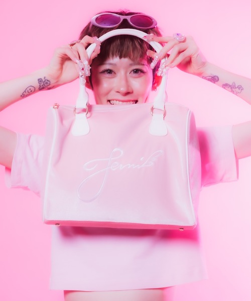 INTER FACTORY（インターファクトリー）の「ててみ - ベロアバッグ