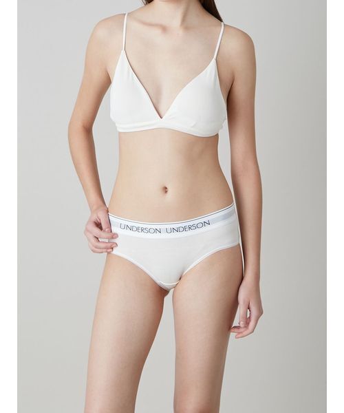 UNDERSON UNDERSON（アンダーソン アンダーソン）の「ファッショントライアングルブラ（ブラジャー・レディース・ブラック/ナチュラル・0/1/2）」の11枚目の写真