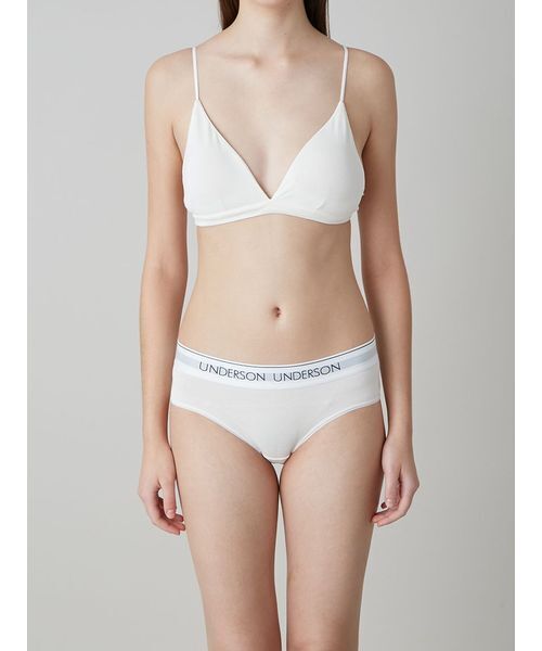 UNDERSON UNDERSON（アンダーソン アンダーソン）の「ファッショントライアングルブラ（ブラジャー・レディース・ブラック/ナチュラル・0/1/2）」の12枚目の写真